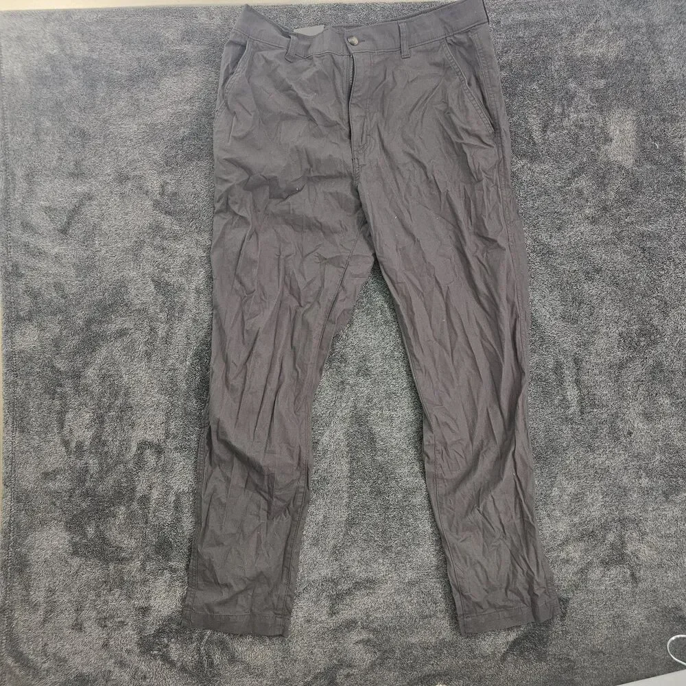 Eddie Bauer Ripstop Pants Men's 34x30 Asphalt Gray Stretch Hiking Outdoor NWT